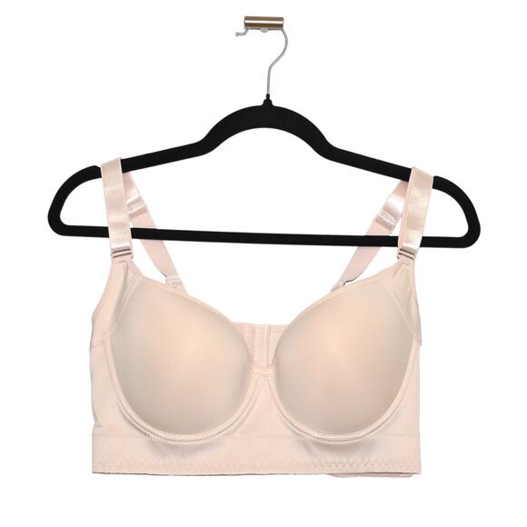 Back Smoothing Bra Full Coverage Size 36DD Beige - Picture 1 of 6